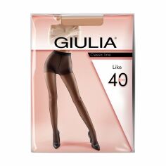 Акция на Колготки жіночі Giulia Like класичні, з шортиками, 40 DEN, Daino, розмір 5 от Eva
