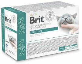 Акция на Влажный корм Brit Gf VetDiet Care Sterilised для котов с лососем 12 x 85 г (8595602566761) от Stylus