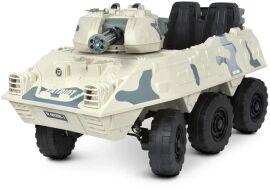 Акция на Детский электромобиль танк Bambi Racer 140W, белый (M 4862BR-1) от Stylus