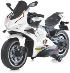 Акція на Детский электромотоцикл 2 колесный Bambi Racer Ducati белый (M 5056EL-1) від Stylus