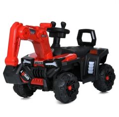 Акция на Детский электромобиль Bambi Racer трактор с ковшом, красный (M 5790BLR-3) от Stylus