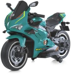Акция на Детский электромотоцикл 2 колесный Bambi Racer Ducati зеленый (M 5056EL-5) от Stylus
