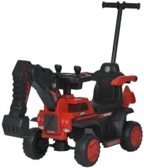 Акція на Детский электромобиль-толокар Bambi Racer трактор с ковшом, красный (M 5787B-3) від Stylus