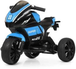 Акція на Детский электромотоцикл 3 колесный Bambi Racer Yamaha синий (M 4135EL-4) від Stylus
