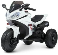 Акция на Детский электромотоцикл 3 колесный Bambi Racer белый (M 4840AL-1) от Stylus
