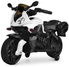 Акция на Детский электромотоцикл 2 колесный Bambi Racer белый (M 4080EL-1) от Stylus