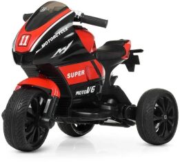 Акція на Детский электромотоцикл 3 колесный Bambi Racer Yamaha красный (M 4135EL-3) від Stylus