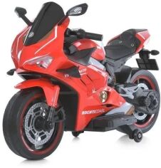 Акція на Детский электромотоцикл 2 колесный Bambi Racer Ducati красный (M 5056EL-3) від Stylus