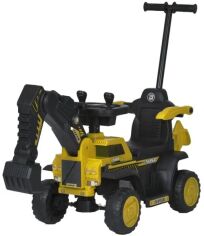 Акція на Детский электромобиль-толокар Bambi Racer трактор с ковшом, желтый (M 5787B-6) від Stylus