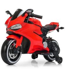 Акция на Детский электромотоцикл Bambi Racer Ducati красный (M 4104EL-3) от Stylus
