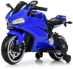Акція на Детский электромотоцикл Bambi Racer Ducati синий (M 4104EL-4) від Stylus