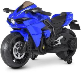Акція на Детский электромотоцикл 2 колесный Bambi Racer синий (M 4877EL-4) від Stylus