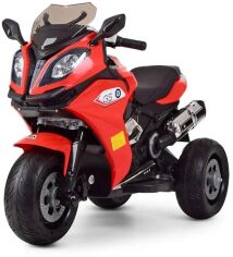Акція на Детский электромотоцикл 3 колесный Bambi Racer Bmw красный (M 3913EL-3) від Stylus