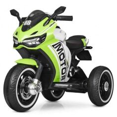 Акция на Детский электромотоцикл 3 колесный Bambi Racer Ducati зеленый (M 4053L-) от Stylus
