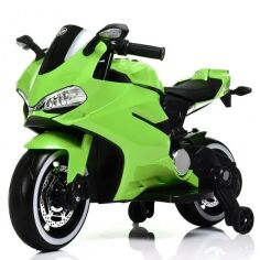 Акция на Детский электромотоцикл Bambi Racer Ducati зеленый (M 4104ELS-5) от Stylus