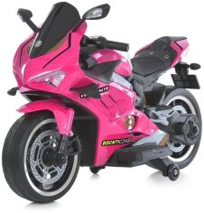 Акція на Детский электромотоцикл 2 колесный Bambi Racer Ducati розовый (M 5056EL-8) від Stylus