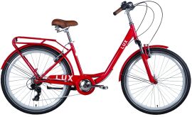 Акция на Велосипед 26" Dorozhnik Lux Am 2024 (красный) (OPS-D-26-245) от Stylus
