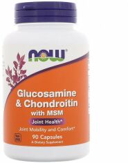 Акция на Now Foods Glucosamine & Chondroitin with Msm Capsules 90 caps от Stylus