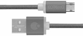Акция на COTEetCI Usb Cable to microUSB M23 Nylon with 1.2m Space Grey (CS2131-1.2M-GC) от Y.UA