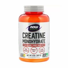 Акція на Дієтична добавка у порошку NOW Foods Creatine Monohydrate Креатин моногідрат, 227 г від Eva