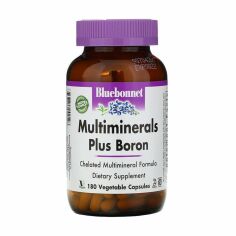 Акция на Дієтична добавка в капсулах Bluebonnet Nutrition Multiminerals Plus Boron Мультимінерали + Бор, 180 шт от Eva