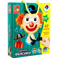 Акція на Настільна гра магнітна (3-4 роки) Vladi Toys  "Фейсики" (укр) (VT3702-15) від Comfy UA