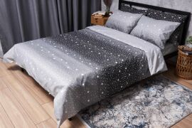 Акція на Комплект постільної білизни Moon&Star King Size 220 x 240 см наволочки 4 х 70х70 см Starry Night Мікросатин (MS-820005114) від Rozetka