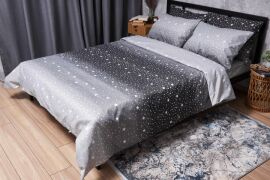 Акція на Комплект постільної білизни Moon&Star Мікросатин Premium Starry Night King Size 220x240 см наволочки 4х70х70 см (MS-820005114) від Rozetka