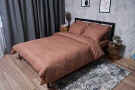 Акція на Комплект постільної білизни Moon&Star Бязь Gold Люкс Light Brown Двоспальний 175х210 см наволочки 2х50х70 см (MS-820004521) від Rozetka