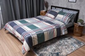 Акція на Комплект постільної білизни Moon&Star Бязь Gold Люкс Cloudy King Size 220x240 см наволочки 2х50х70 см (MS-820004691) від Rozetka
