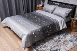 Акція на Комплект постільної білизни Moon&Star Мікросатин Premium Starry Night Полуторний Євро 160х220 см наволочки 2х40х60 см (MS-820005130) від Rozetka
