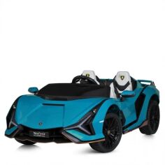 Акція на Детский электромобиль Bambi Racer Lamborghini синий (M 5072EBLR-4) від Stylus