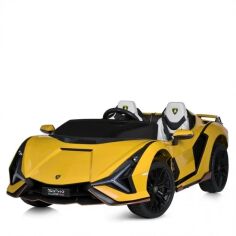 Акція на Детский электромобиль Bambi Racer Lamborghini желтый (M 5072EBLR-6) від Stylus