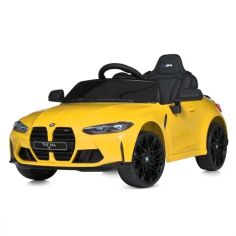 Акция на Детский электромобиль Bambi Racer Bmw M4 желтый (M 5096EBLR-6) от Stylus
