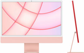 Акция на Apple iMac M1 24" 512GB 8GPU Pink (MGPN3) 2021 от Stylus