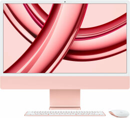 Акція на Apple iMac M3 24" 256GB 8GPU Pink (MQRD3) 2023 від Stylus