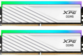 Акция на Adata 48 Gb (2x24GB) DDR5 6000 MHz Xpg Lancer Blade Rgb White (AX5U6000C3024G-DTLABRWH) от Stylus