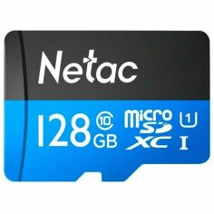 Акция на Карта памяти Netac microSD 128GB C10 UHS-I R80MB/s + SD (NT02P500STN-128G-R) от MOYO