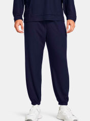 Акция на Спортивні штани чоловічі Under Armour Ua Rival Waffle Jogger 1385932-410 L Сині от Rozetka