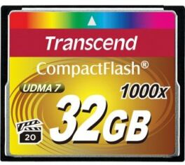 Акція на Transcend 32GB CompactFlash 1000X (TS32GCF1000) від Y.UA