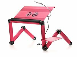 Акція на Столик трансформер для ноутбука Uft Yoko Vip Pink від Stylus