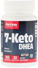 Акція на Jarrow Formulas 7-Keto Dhea, 100 mg, 30 Vegeterian Capsules (JRW15061) від Stylus