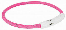 Акція на Ошейник Trixie для собак светящийся с Usb розовый L-XL 65 cм 7 мм (4053032127081) від Stylus