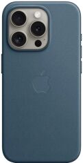 Акция на Панель Apple MagSafe FineWoven Case для Apple iPhone 15 Pro Pacific Blue (MT4Q3ZM/A) от Rozetka