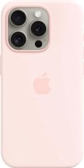 Акция на Панель Apple MagSafe Silicone Case для Apple iPhone 15 Pro Light Pink (MT1F3ZM/A) от Rozetka