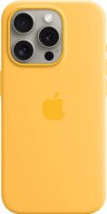 Акция на Панель Apple MagSafe Silicone Case для Apple iPhone 15 Pro Sunshine (MWNK3ZM/A) от Rozetka