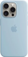 Акция на Панель Apple MagSafe Silicone Case для Apple iPhone 15 Pro Light Blue (MWNM3ZM/A) от Rozetka