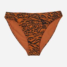 Акція на Нижня частина купальника жіноча H&M XAZ323706BASP 46 Коричнева з чорним візерунком від Rozetka