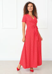 Акция на Літнє плаття в підлогу Fashion Girl "Келі" 46 червоний от Rozetka