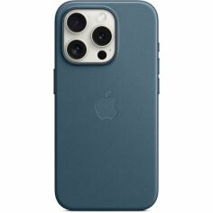 Акция на Чехол Apple для iPhone 15 Pro FineWoven Case with MagSafe Pacific Blue (MT4Q3ZM/A) от MOYO